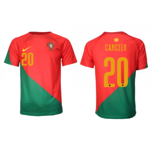 Lacne Muži Futbalové dres Portugalsko Joao Cancelo #20 MS 2022 Krátky Rukáv - Domáci